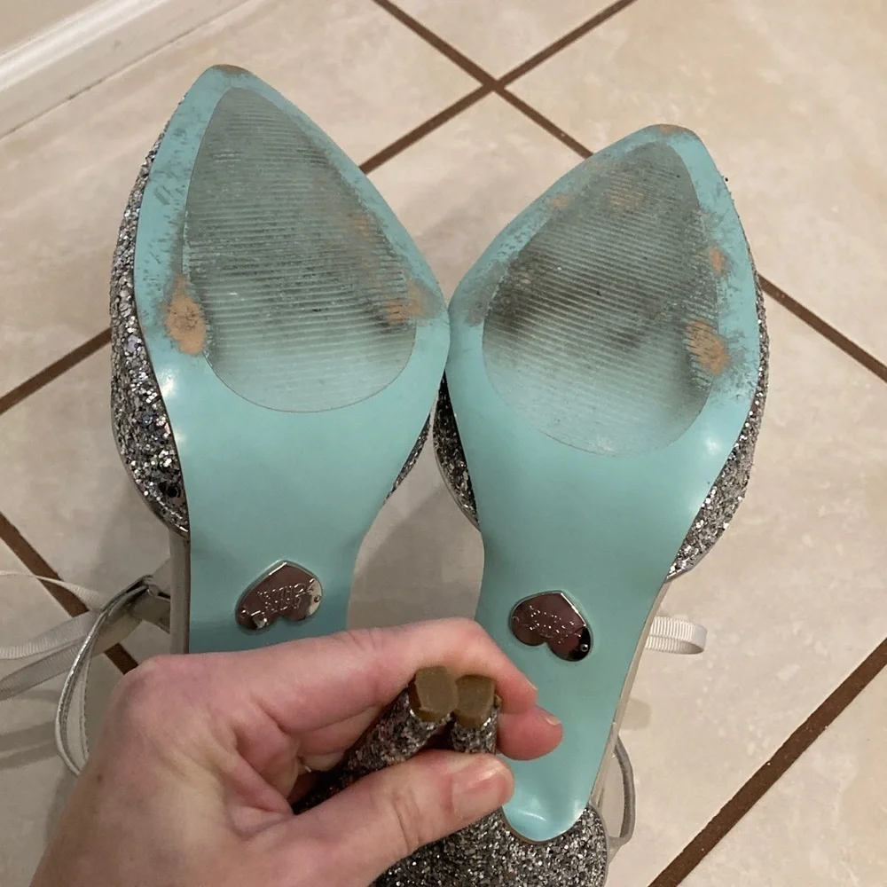 Betsey Johnson Sparkly Heels